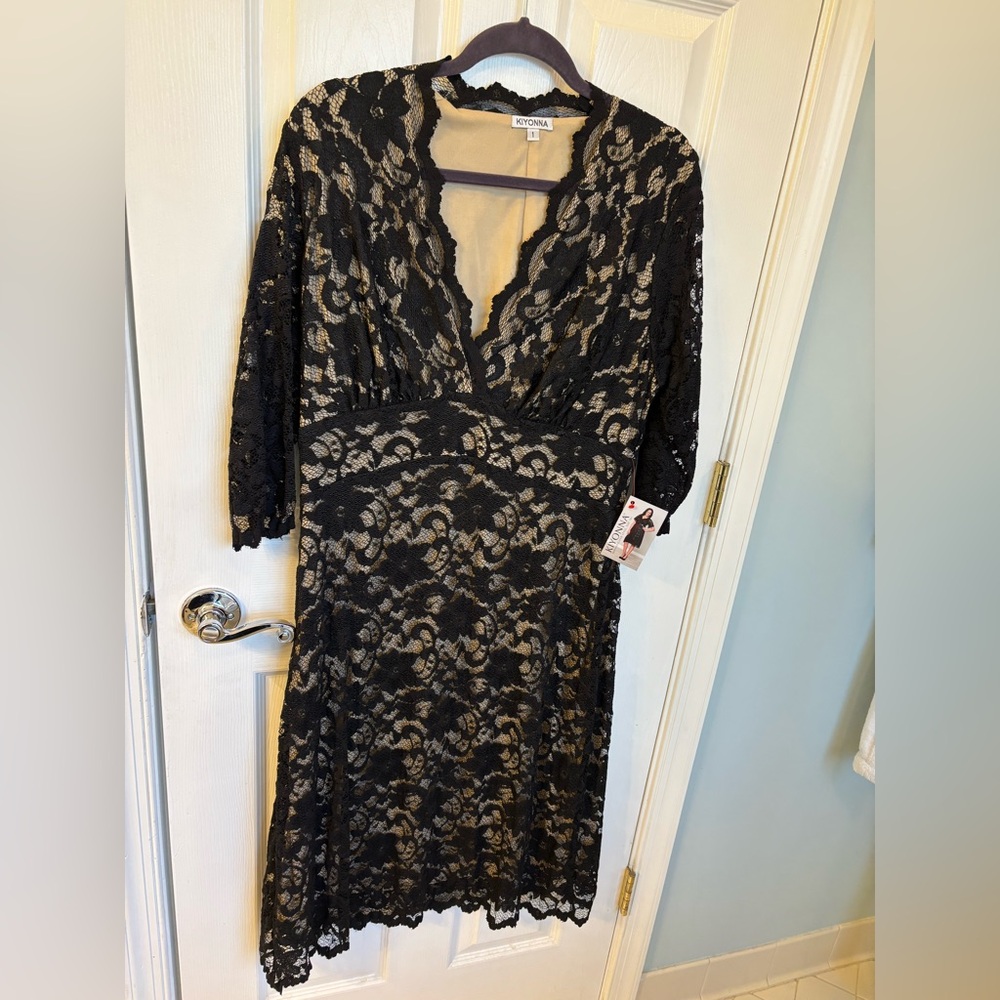 Kiyonna lace cocktail dress